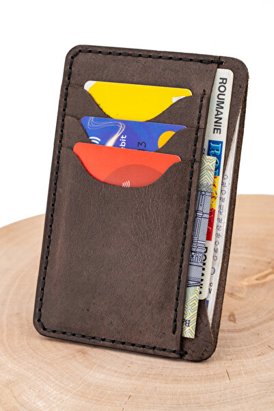 tudorAce Port card pentru talon auto, piele naturala pull-up