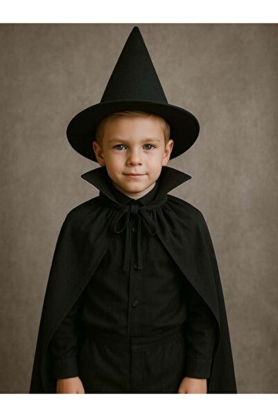 Zekids Чорний плащ вампіра Дракули з високим коміром