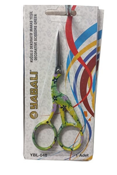 INURA GLOBAL مقص تطريز بجعة مقص ديكور أخضر YBL-048 موديل 6