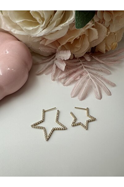 PONÇİK ACCESSORİES أقراط فولاذية من XUPING بتصميم نجمة كبيرة وصغيرة مع تفاصيل...