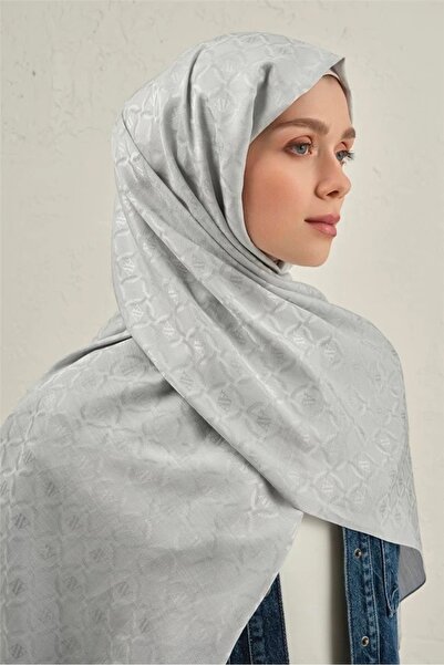 Armine شال بسلسلة مونوغرام من القطن (33% قطن، 67% فرو) 23