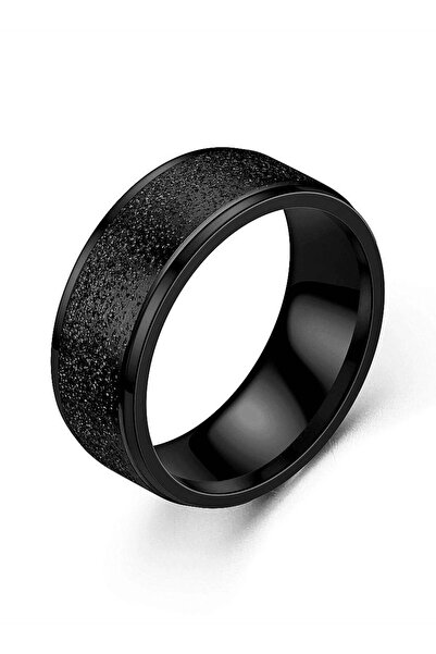 ROMAD Titanium Steel Matte Ring — 8mm Unisex, Comfort Fit, Scratch-Resistant