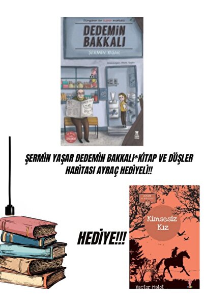 Karma Kitaplar ŞERMİN YAŞAR DEDEMİN BAKKALI*KİTAP AYRACI VE HİKAYE KİTABI HED...