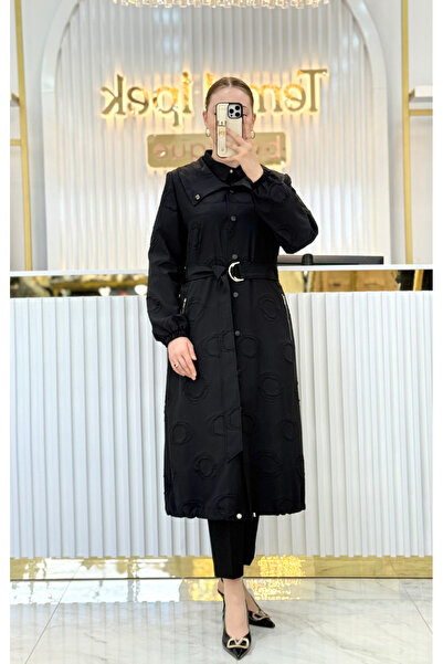 Alvina ملابس من القماش المنقوش مع حزام من كايباوت