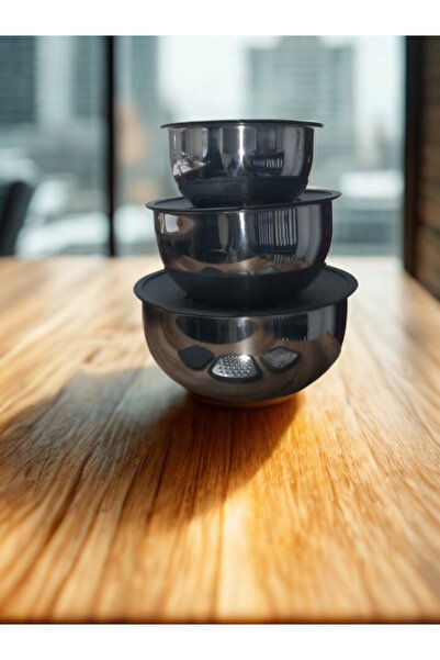 IRMAK COLLECTİON Mixing Bowl 9 Pieces with Lids and Storage Bowl