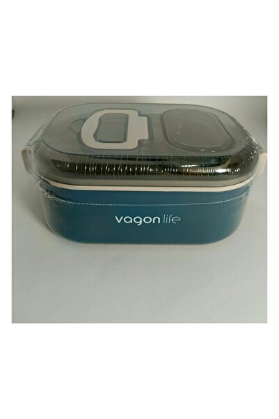 Vagonlife Xc-7084 Lunch Box Steel 550 ml Blue