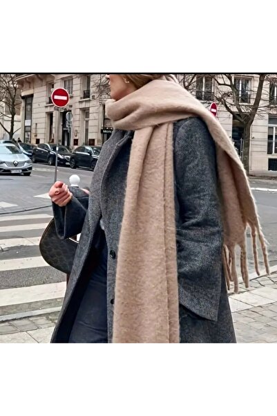 aseh shop Pffy Yumuşak Dokulu Kadın Atkı Şal Omuz Şalı 50×190cm