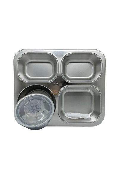 Vagonlife Agonlife1200Ml 4 Compartment Stainless Steel Lunch Box