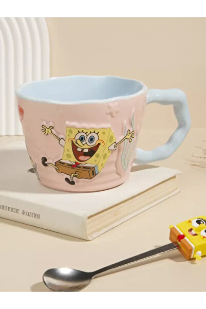 CONSOLEX SüngerBob KareŞort 3D Seramik Kupa Bardak - CL-44