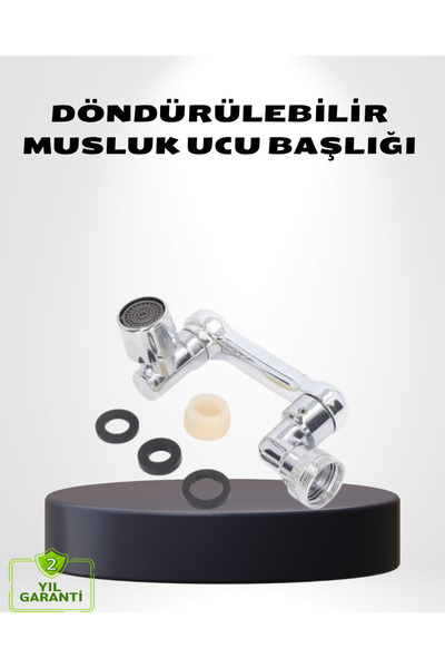 GRTC 1080 ° Rotatable Faucet Spout – Water-Saving, Flexible, and 360° ° Dual Axis Head