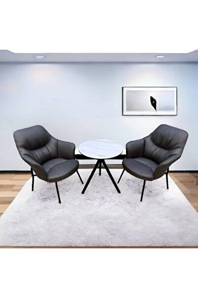 Al Saada Home 2-chair Tea Table Set - Coffee