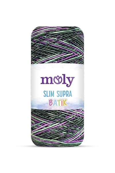 Moly Slim Supra Batik - İnce Batik Desenli Örgü İpliği 200 gr