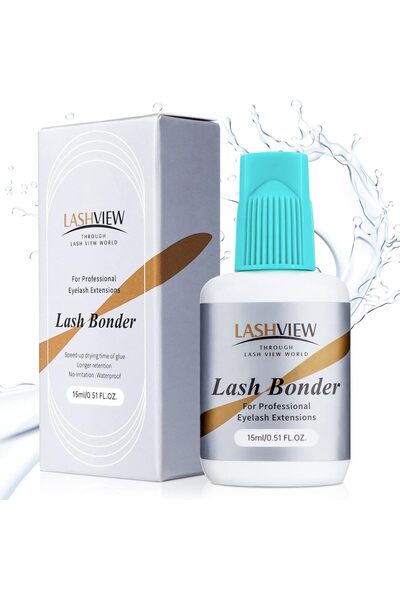 LASHVIEW مثبت الرموش لتمديد الرموش، 15 مل