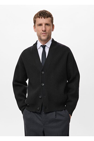 MANGO Man Rahat kesim triko hırka