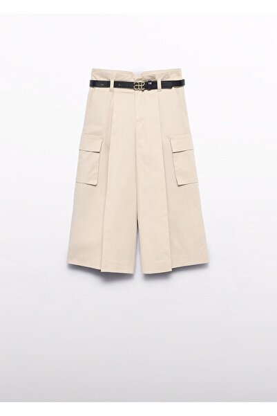 Abel & Lula Mayoral Abel&Lula Girls' Wide-Leg Pants with Belt