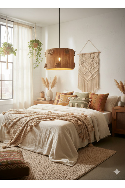 DudeHome Bohem Avize, Yatak odası avize, çocuk odası avize, salon avize