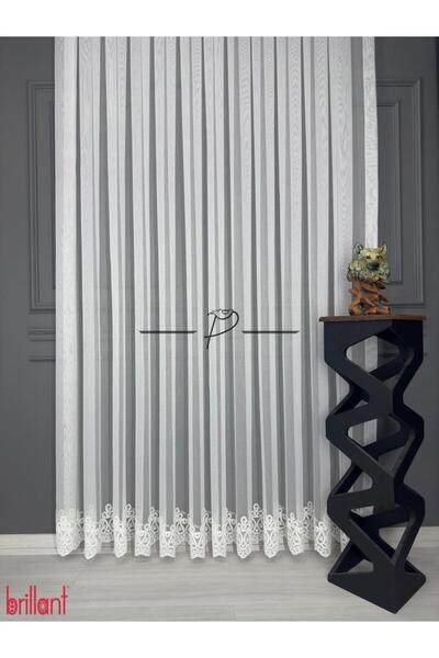 Brillant Tül Perde Marco Desen Marka Sim Brode İşlemez