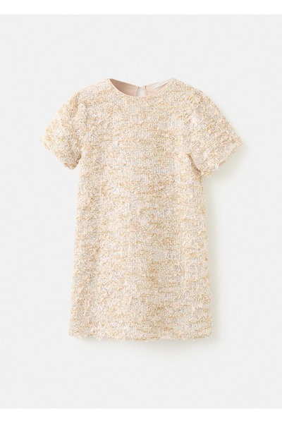 MANGO Kids Payetli mini elbise