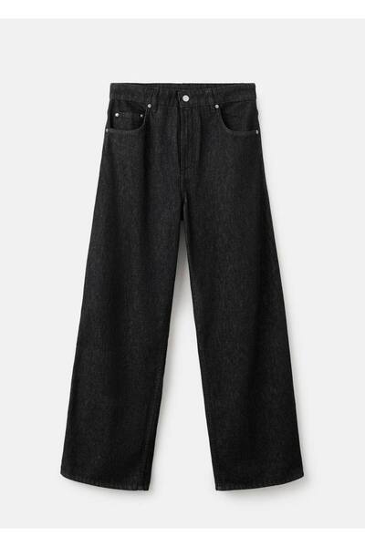 MANGO Woman Düşük belli barrel jean