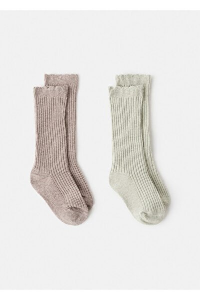 MANGO Baby 2'li çorap