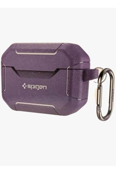 Spigen AirPods 4th Generation Silicon Case (USB-C) - Orbit Hybrid, Plum Purple