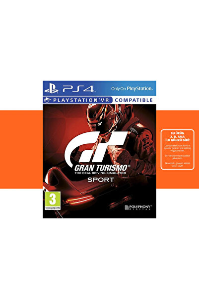 Sony [2.EL] Gran Turismo Sport Vr - Ps4 Oyun