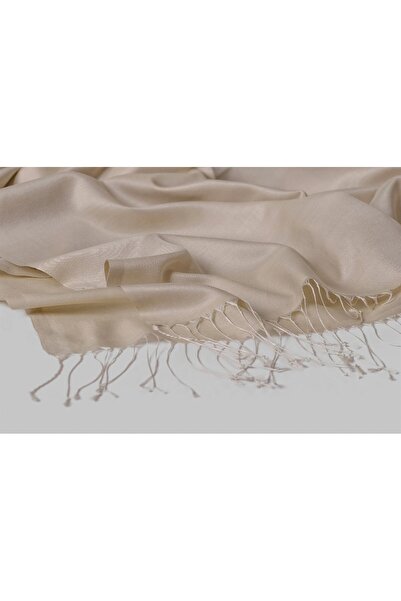 KROREN İpek hissiyatlı Şal - Bej