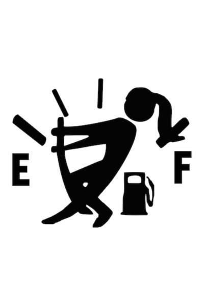 OEM Sticker autoadeziv clapeta rezervor, model "Alimentare", 120x100 mm