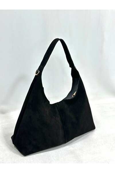 My Easy Shop Geanta de dama Geanta de umar din piele intoarsa autentica