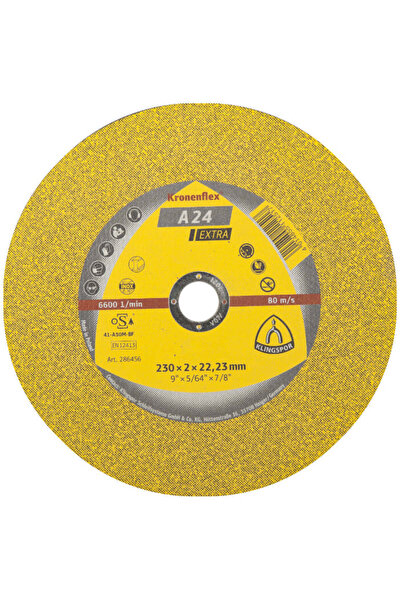 KLİNGSPOR Λειαντικός δίσκος A24 Extra - Διάμετρος δίσκου 230 mm Πάχος δίσκου ...