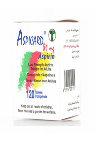JP ASPICARD 81 MG TABLET 120P