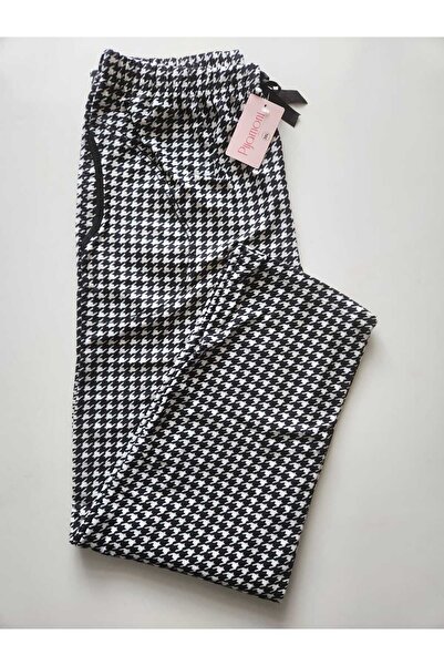 Pijamoni Pocketed Suede Plus Size Pajama Bottoms 494