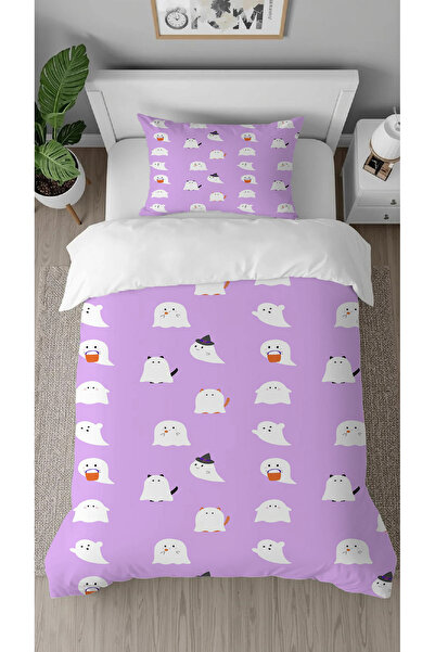 GREENDECOR Cute Casper Patterned Digital Printed Special Design Single Childr...