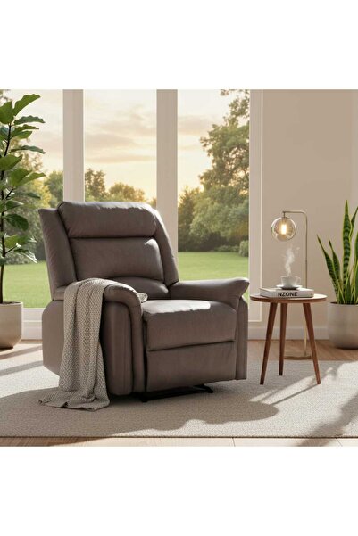 NZONE STORE Luxury reclining lounge chair in light brown