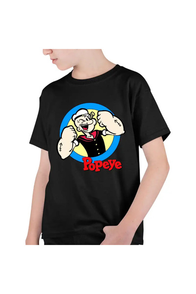 OEM Tricou Copii Baieti Marinar Popeye Desene Animate Timonier