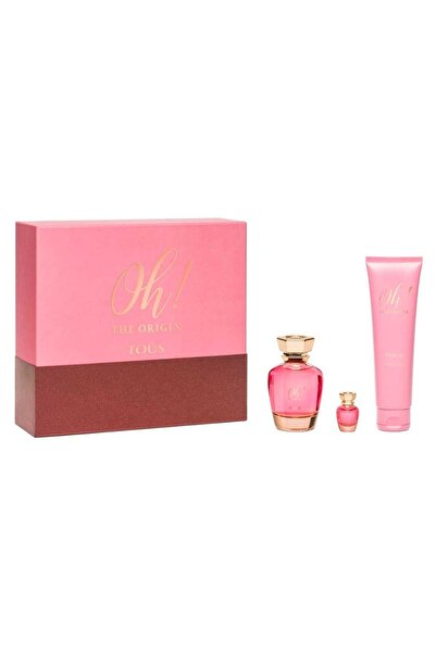 Tous طقم عطر نسائي تويس أو ذا أوريجن - Oh! The Origin EDP (عطر + ميني + لوشن جسم)