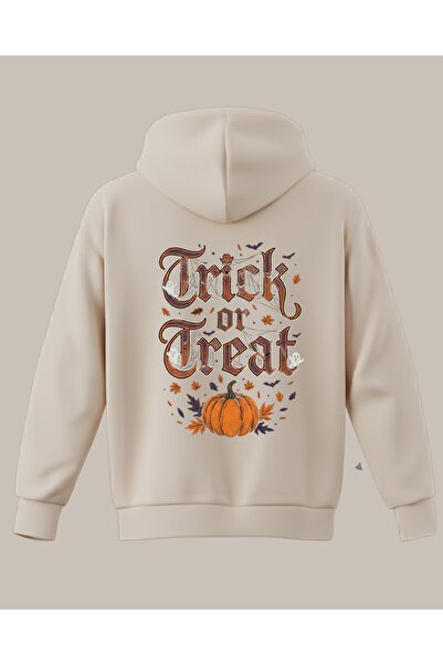 Ebiidesign Trick or Treat Printed Halloween Sweatshirt