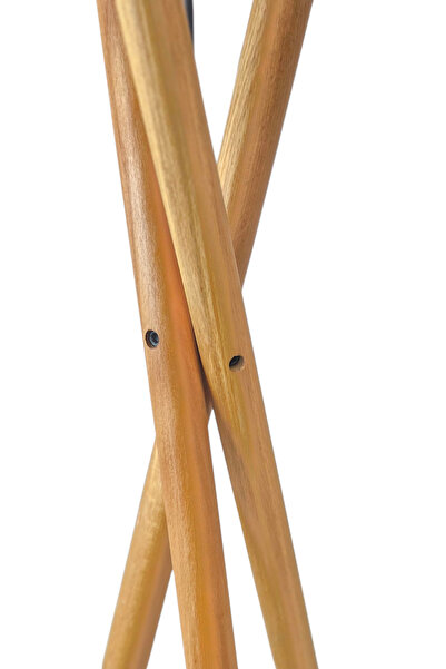 Genel Markalar BOHEM AHŞAP AYAKLI TRİPOD KREM BAŞLIKLI LAMBADER