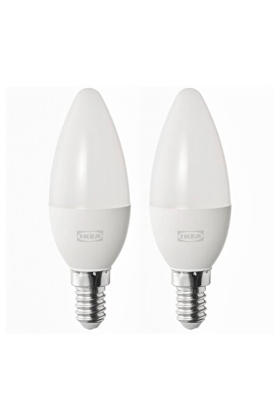 IKEA SOLHETTA LED bulb E14 470 lumen, chandelier/opal white