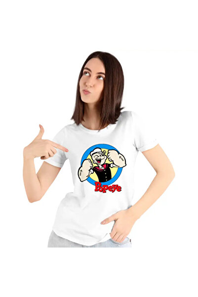 OEM Tricou Femei Marinar Popeye Desene Animate Timonier
