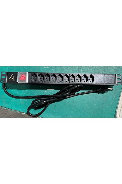 Other Lanview 19" power strip, rack mount, 10 T13 10A sockets, switch, 2M J-type cable, LVR-2MCH-SW-CH10