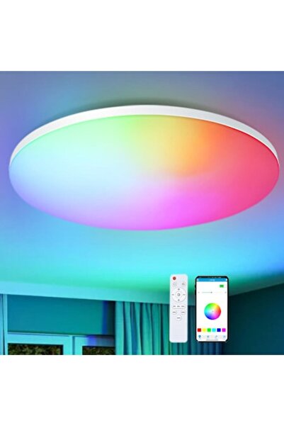 OEM Lampă de tavan inteligentă LED RGB Nexo, Wi-Fi și Bluetooth, 30W, 2200 lm...