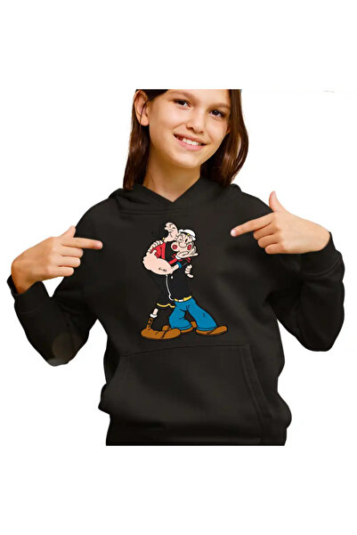 OEM Hanorac Copii Fete Popeye Marinarul Olive Pupat Dragobete