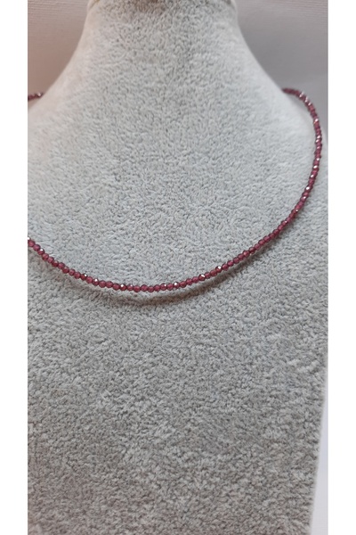 Butik Doğal Taş Yakut Kolye