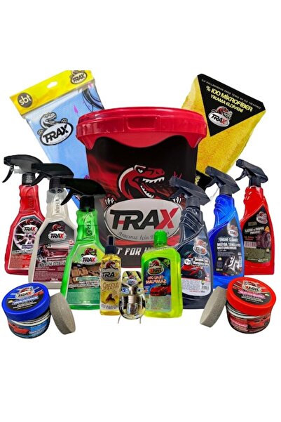 OEM T-RaX Premium Auto Detailing Set with Bucket and Trax Products