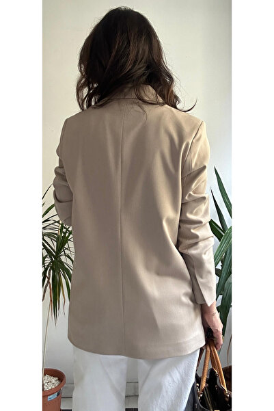LaSorella Butik KADIN BEJ BLAZER CEKET