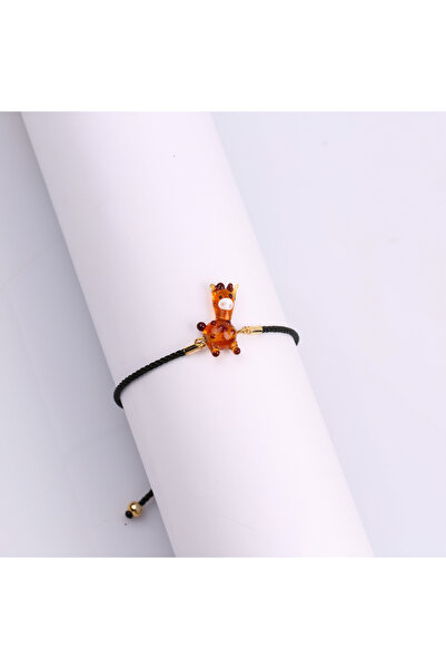 ADAMODART Giraffe Murano Glass Beaded Bracelet