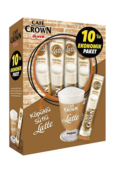 Cafe Crown Latte Coffee 17 g x 10-pack