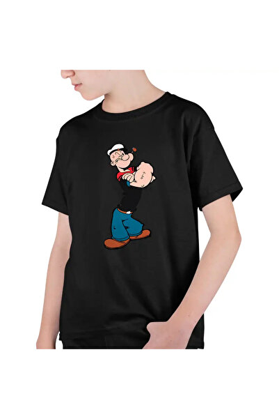 OEM Tricou Copii Baieti Popeye Marinarul Looney Cartoon Pescar