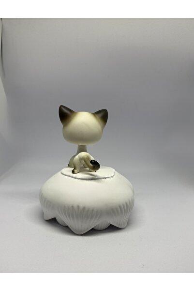 Figür Dünyası Miniş Oyuncaklar Littlest pet shop Miniş shorthair kedi Oyuncaklar Lps Hayvan Karakter figür dünyası
